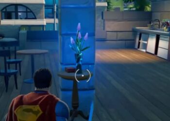 Collect a vase of flowers from Lazy Lake