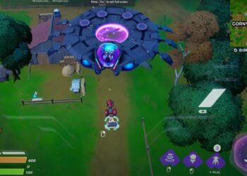 Fortnite: Use the Grab-itron or Saucer’s Tractor Beam to Deliver a Tractor to Hayseed’s Farm