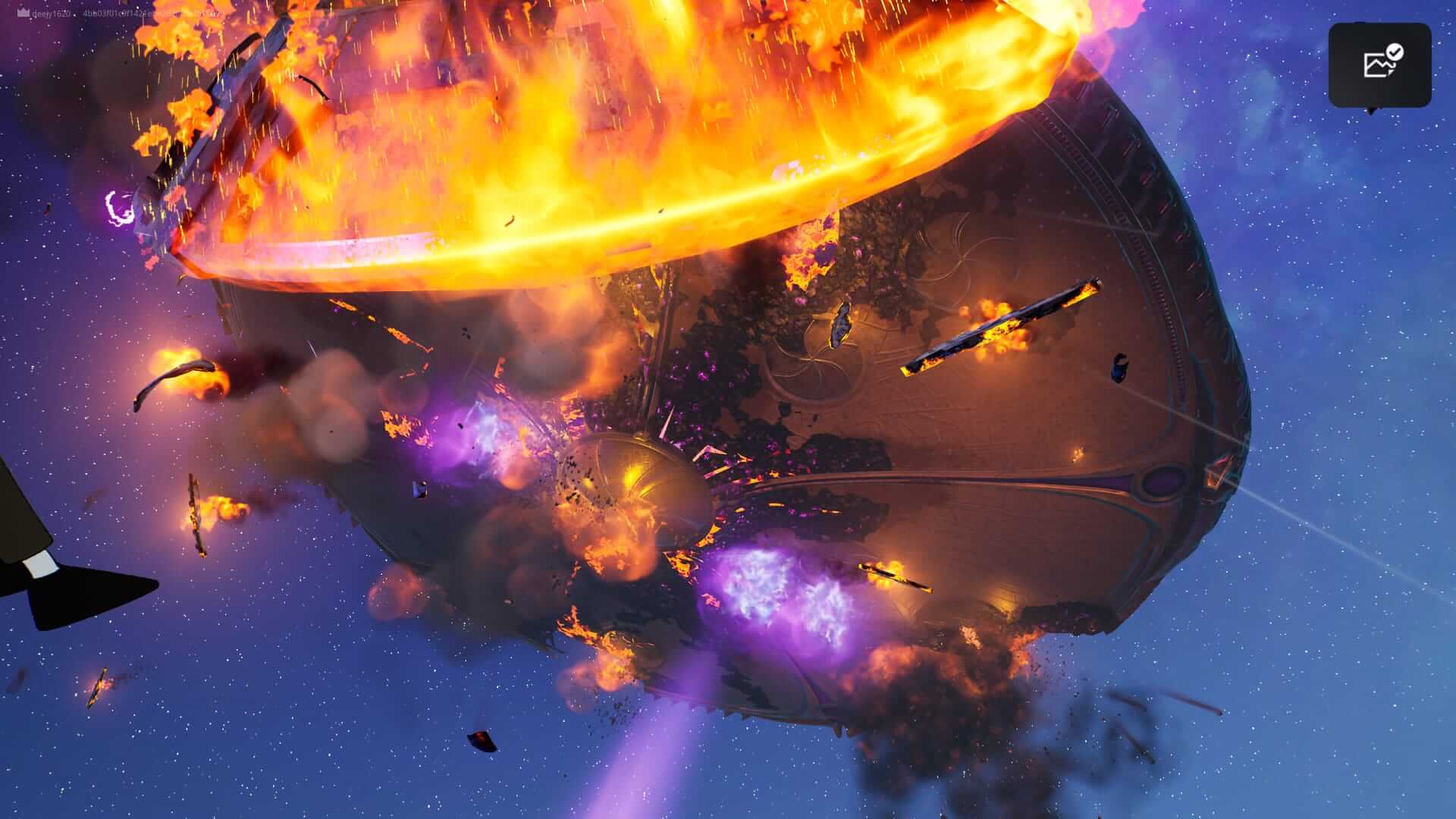 Fortnite Mothership Blown Up