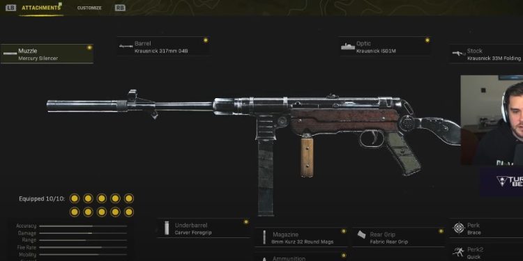 Best MP40 Class Vanguard Warzone Loadout