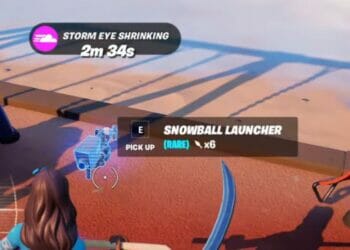 Deal Damage and Find Snowball Launcher Fortnite
