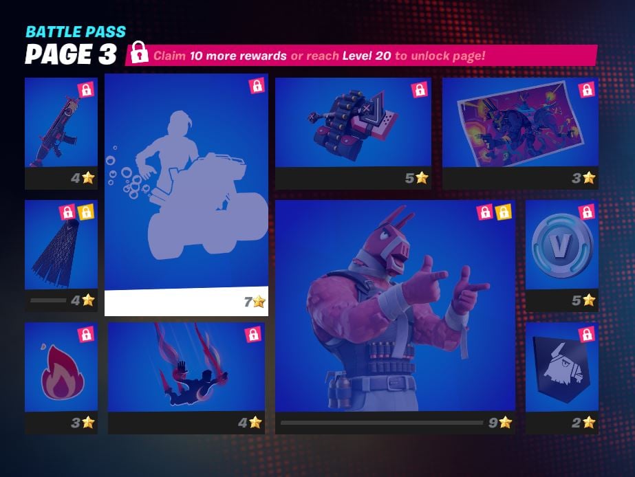Fortnite Chapter 3, Season 1 Battle Pass - Page 3
