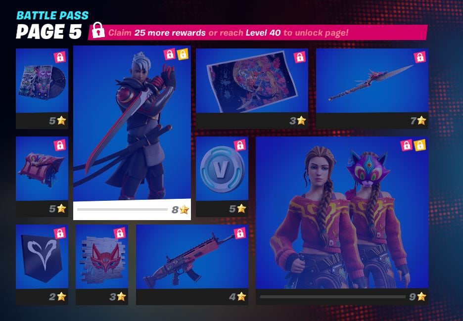 Fortnite Chapter 3, Season 1 Battle Pass - Page 5