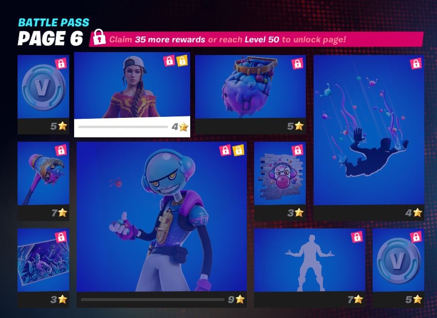 Fortnite Chapter 3, Season 1 Battle Pass - Page 6