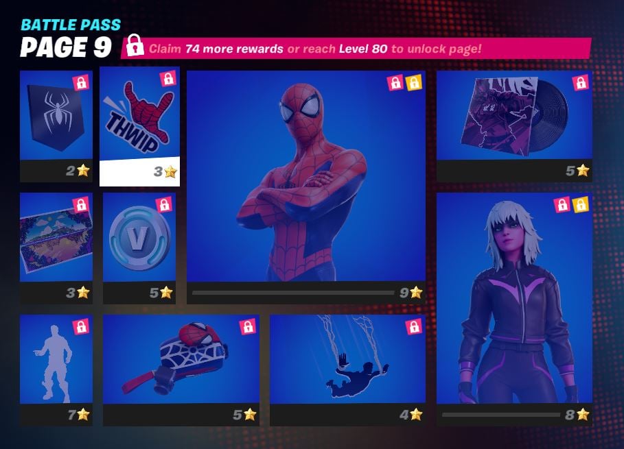 Fortnite Chapter 3, Season 1 Battle Pass - Page 9