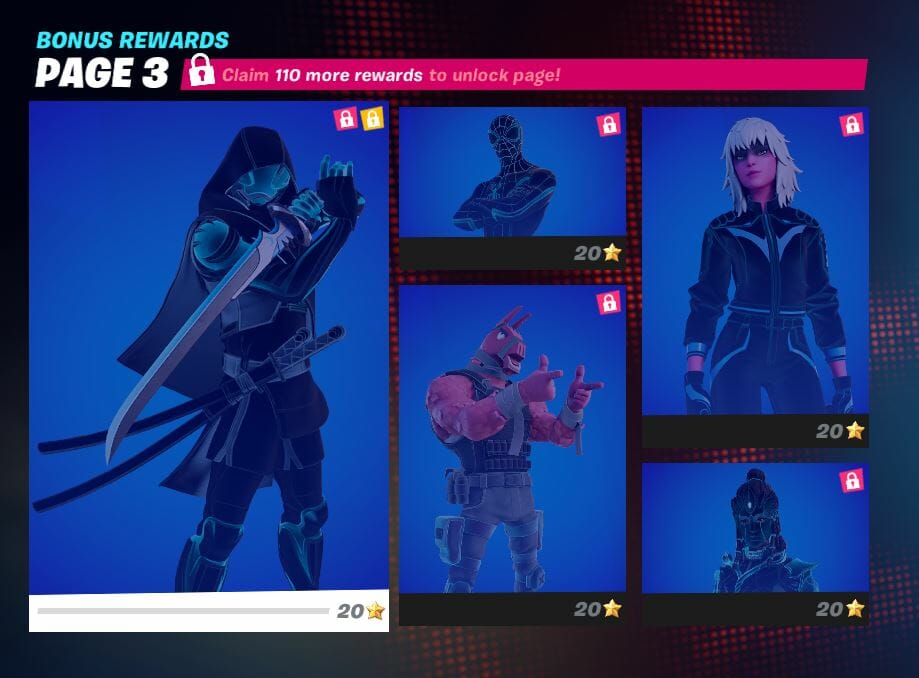Fortnite Chapter 3, Season 1 Bonus Rewards - Page 3
