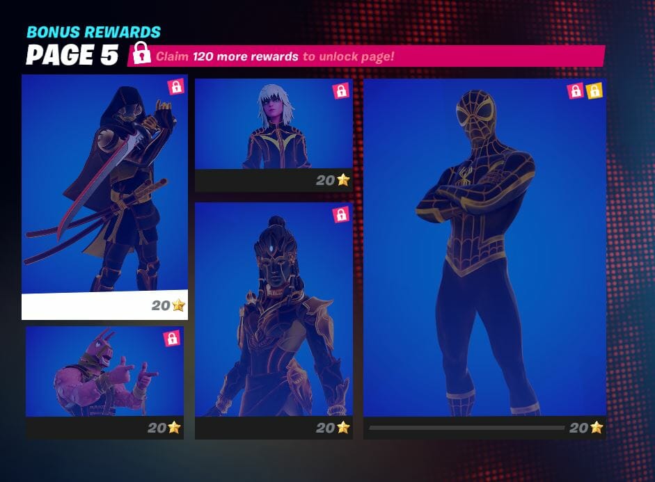 Fortnite Chapter 3, Season 1 Bonus Rewards - Page 5