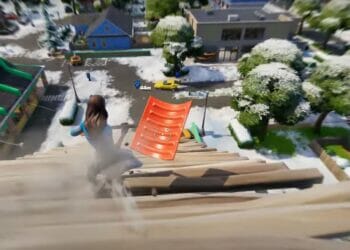 Fortnite Slide Continuously for 25 meters