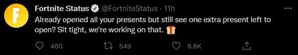 The Last Present in Fortnite