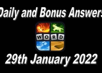 4 Pics 1 Word 29th January 2022 Answers