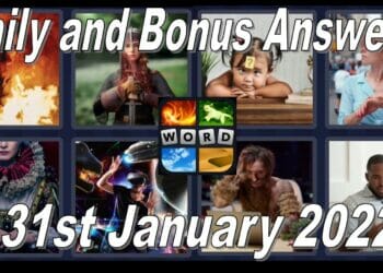 4 Pics 1 Word Daily Puzzles Answers - 31st January 2022