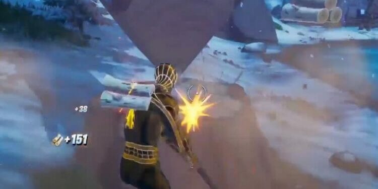 Fortnite - Destroy Timber Pine Stumps