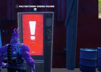 Malfunctioning Vending Machine Fortnite
