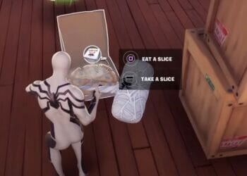 Take pizza slices