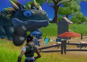 Fortnite Klomberry Spawn Locations: Throw a klomberry while standing within 10 meters of Klombo