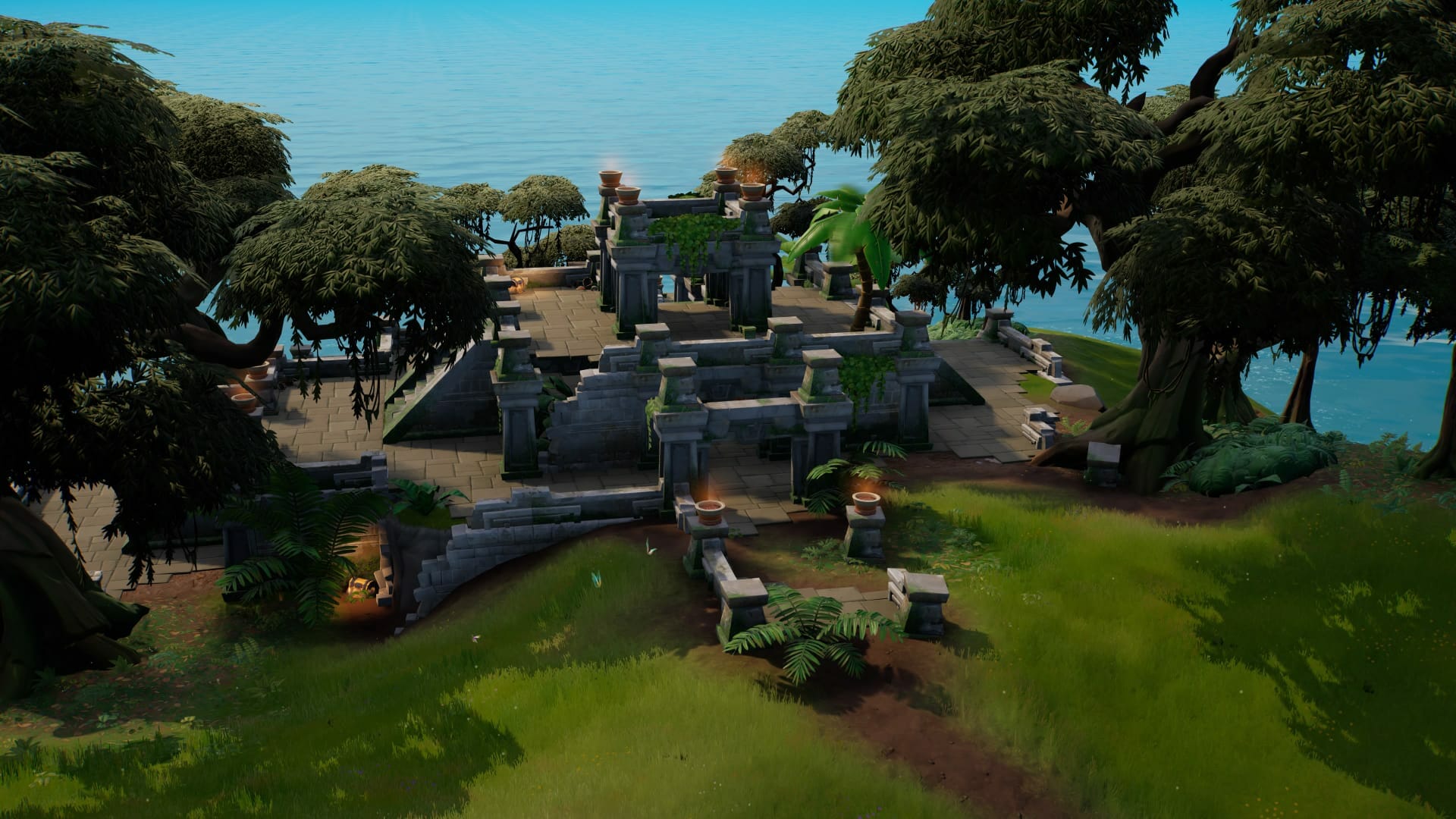 Fortnite the Ruins Landmark