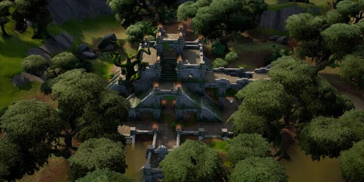 Fortnite Tumbledown Temple Landmark