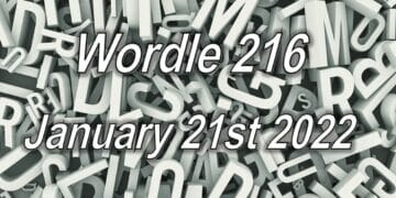 Wordle 216