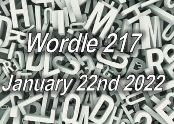Wordle Answer 217