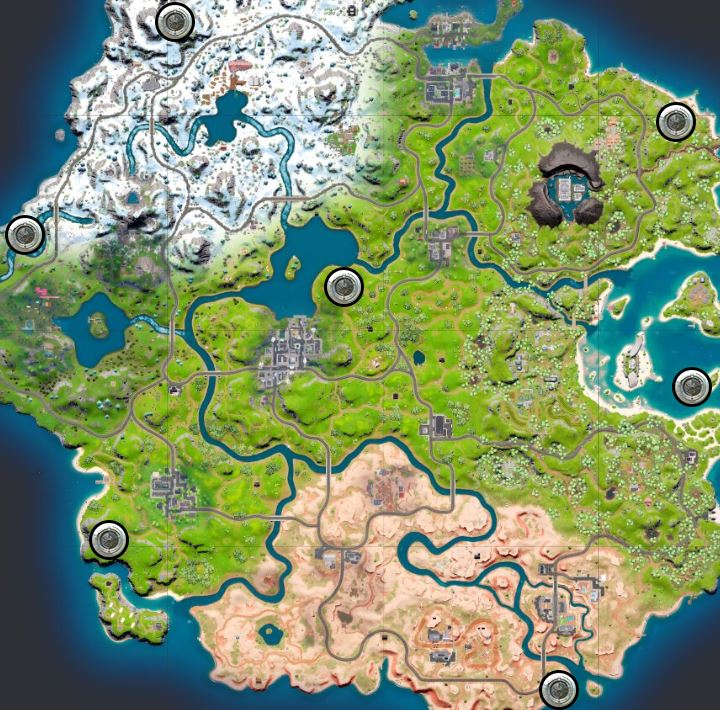 All Seven Outpost Fortnite Locations