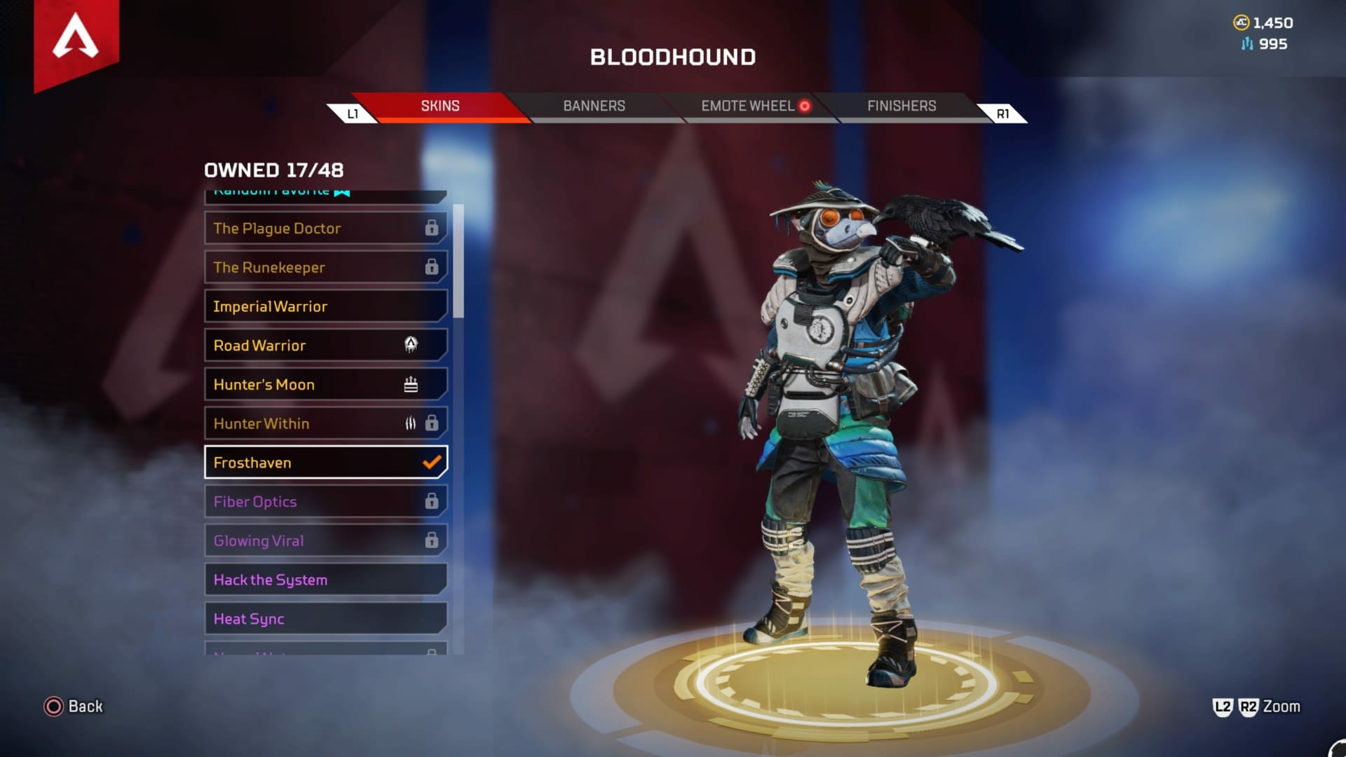 Apex Legends Twitch Free Bloodhound Frosthaven Skin