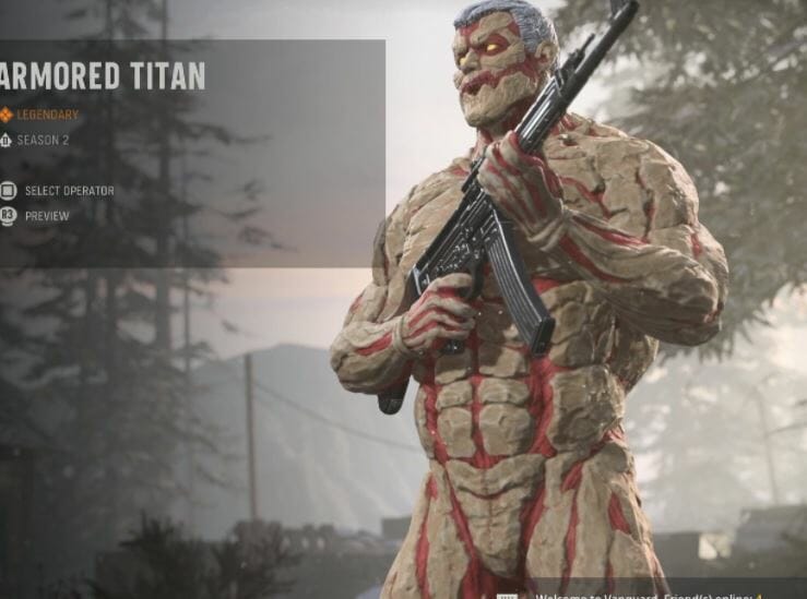 Armored Titan Skin
