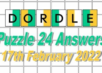 Dordle 24 Answers - 17th February 2022