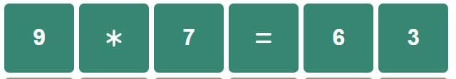 Mini Nerdle Answer 33 - 21st February 2022