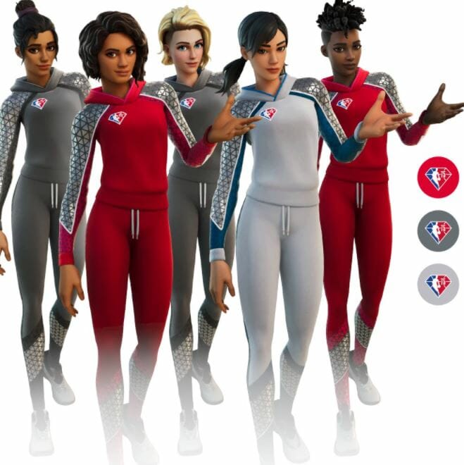 NBA 75 Female NBA Fortnite Skins