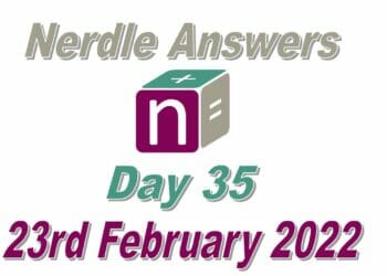 Today’s ‘Nerdle’ Equations of the Day #35 Answers: February 23rd 2022