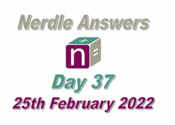 Today’s ‘Nerdle’ Equations of the Day #37 Answers: February 25th 2022