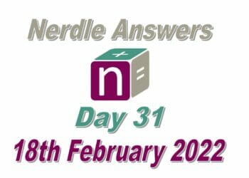 Nerdle Answers - 19th February 2022