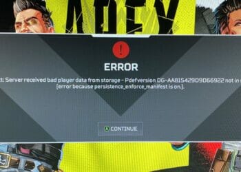 Server Received Bad Player Data Apex Legends Error Code