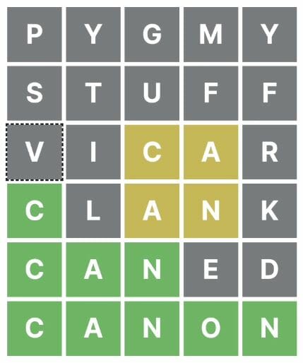 Daily Crosswordle 67 Answer - 27th March 2022