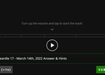 Daily Music Game Heardle 17 March 14 2022