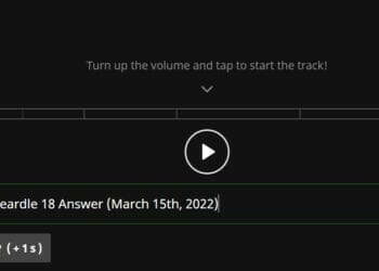 Daily Music Game Heardle 18 March 15 2022