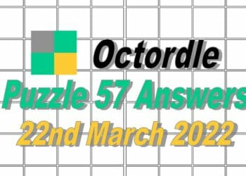 Daily Octordle 57 - 22nd March 2022