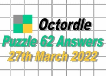 Daily Octordle 62 - 27th March 2022