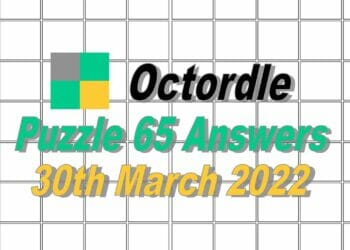 Daily Octordle 65 - 30th March 2022