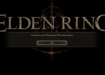 Elden Ring Could Not Verify PlayStation Plus Subscription Error Message