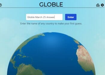 Globle Game March 25 Answer