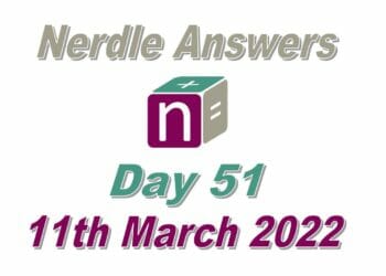Today’s ‘Nerdle’ Equations of the Day #51 Answers: March 11th 2022