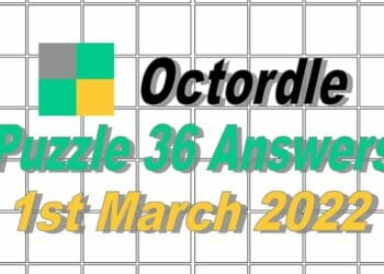 Octordle 36 Answers - 1st March 2022