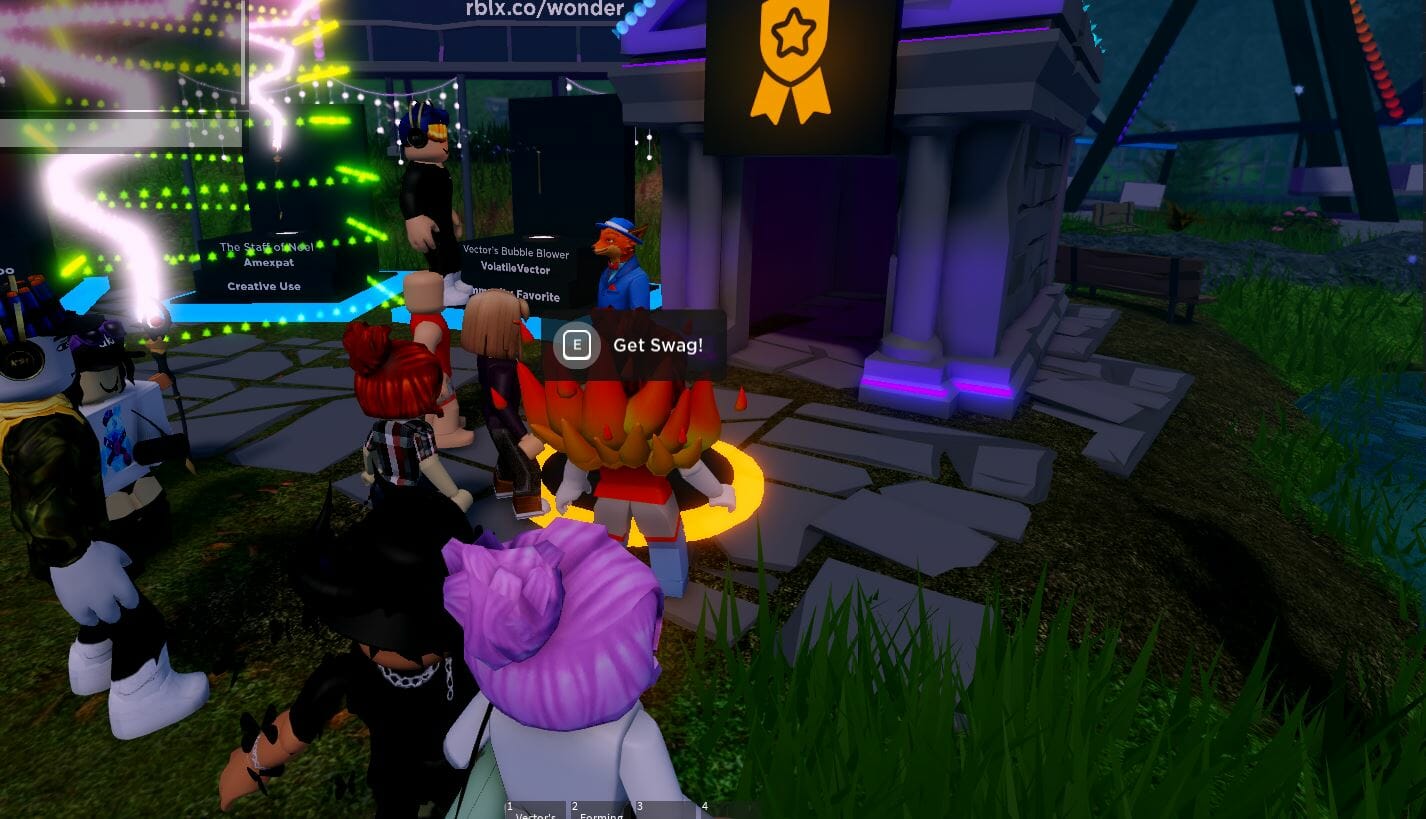 Roblox Mansion of Wonder Swag