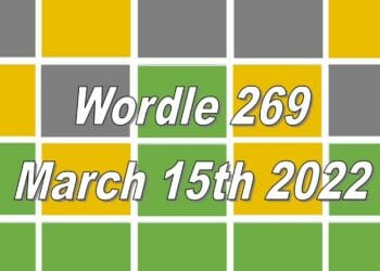 Wordle 269 - March 15th 2022