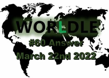 Worldle 60 - March 22nd 2022