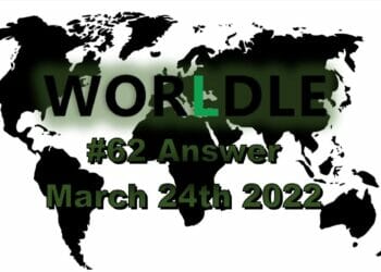 Worldle 62 - March 24th 2022