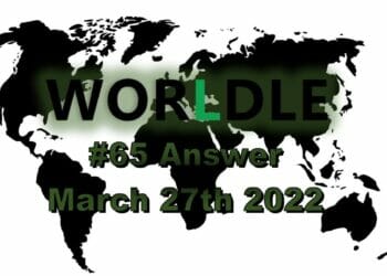 Worldle 65 - March 27th 2022