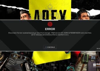Apex Legends Server Received Bad Player Data Message