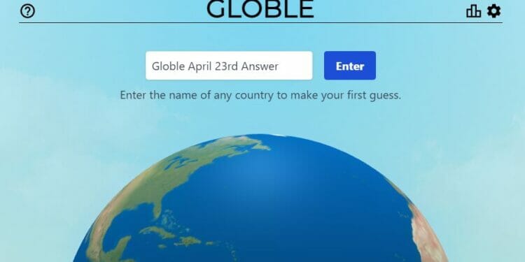 April 23 Globle World Game Answer Today Hint